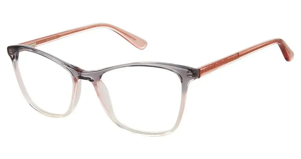 NEW Nicole Miller DOMINICA Grey pink oval Eyeglasses